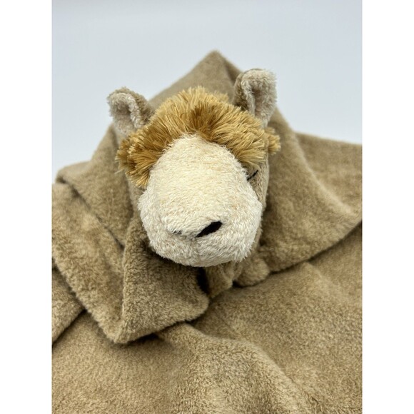 Angel Dear Baby Boy Llama Brown Lovey Security Blanket Soft - Picture 11 of 12